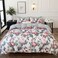 LUNA Home-Queen size, 6-piece beautiful rose design in a lovely shade of green.
