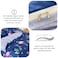LUNA Home-Single size, 4-piece beautiful pink flamingo design in a lovely shade of blue.