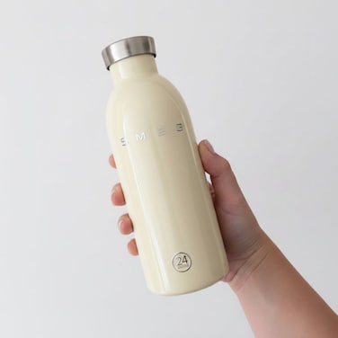 Smeg 24Bottles Clima bottle thermos 500ml, cream.