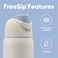 Owala FreeSip Insulated Stainless Steel Water Bottle with Straw for Sports and Travel, BPA-Free, 32oz, Iced Breeze