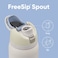 Owala FreeSip Insulated Stainless Steel Water Bottle with Straw for Sports and Travel, BPA-Free, 32oz, Iced Breeze