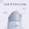 32 OZ. 945 ML Owala Snoopy FreeSlip Stainless Steel Vacuum Insulated Sports Water Bottle. Blue