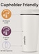 Owala SmoothSip Slider - Stainless Steel - 20-oz. - Shy Marshmallow, Whie