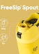 Owala 24 oz 710 ml Harry Potter FreeSip Insulated Stainless Steel Water Bottle, Hufflepuff Yellow