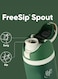 Owala 24 oz 710 ml Harry Potter FreeSip Insulated Stainless Steel Water Bottle, Slytherin Green.