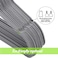 D&rsquo;Home 100-Pack Grey Non-Slip Velvet Hangers 45cm With 360 Degree Rotatable Hook - Durable &amp; Slim - Non Slip Hangers for Coat Hangers - Pant Hangers&hellip;