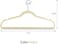 D&rsquo;Home 100-Pack Beige Non-Slip Velvet Hangers 45cm With 360 Degree Rotatable Hook - Durable &amp; Slim - Non Slip Hangers for Coat Hangers - Pant Hangers&hellip;