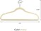 D&rsquo;Home 50-Pack Beige Non-Slip Velvet Hangers 45cm With 360 Degree Rotatable Hook - Durable &amp; Slim - Non Slip Hangers for Coat Hangers - Pant Hangers&hellip;