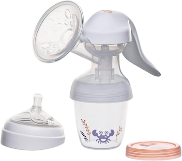 Nip First Moments Manual Breast Pump, Easy To Clean, Pumping &amp; Milk Storage, Ergonomic