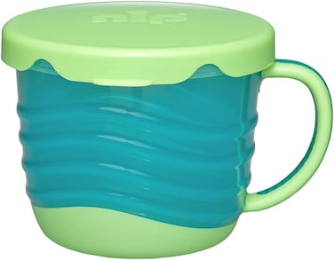 Nip 2 In 1 Snack Box, 250ml, 9M+, Green