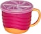 Nip 2 In1 Snack Box, 250ml, 9M+, Pink