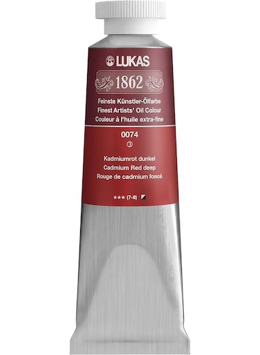 LUKAS 1862 OIL 37ML CADMIUM RED DEEP