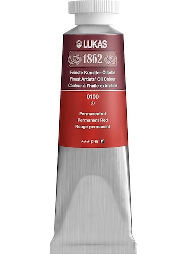 LUKAS 1862 OIL 37ML PERMANENT RED