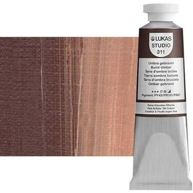 LUK STUDIO OIL 37ML BURNT UMBER