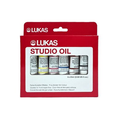 LUKAS STUDIO 6X20ML OIL PAINT SET