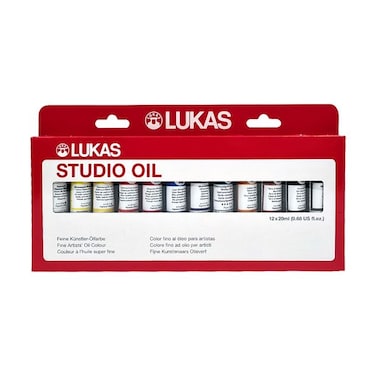 LUKAS STUDIO 12X20ML OIL PAINT SET