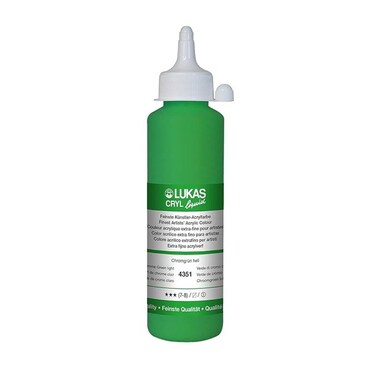 LUKAS CRYL LIQUID 250ML CHROME GREEN LIGHT