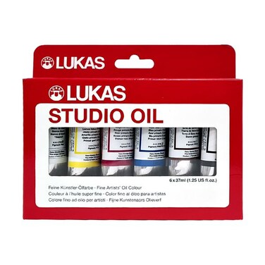 LUKAS STUDIO 6X37ML OIL PAINT SET