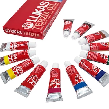 LUKAS TERZIA 12X12ML OIL PAINT SET