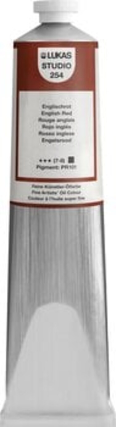 LUKAS STUDIO OIL PAINT 200ML ENGLISH RED