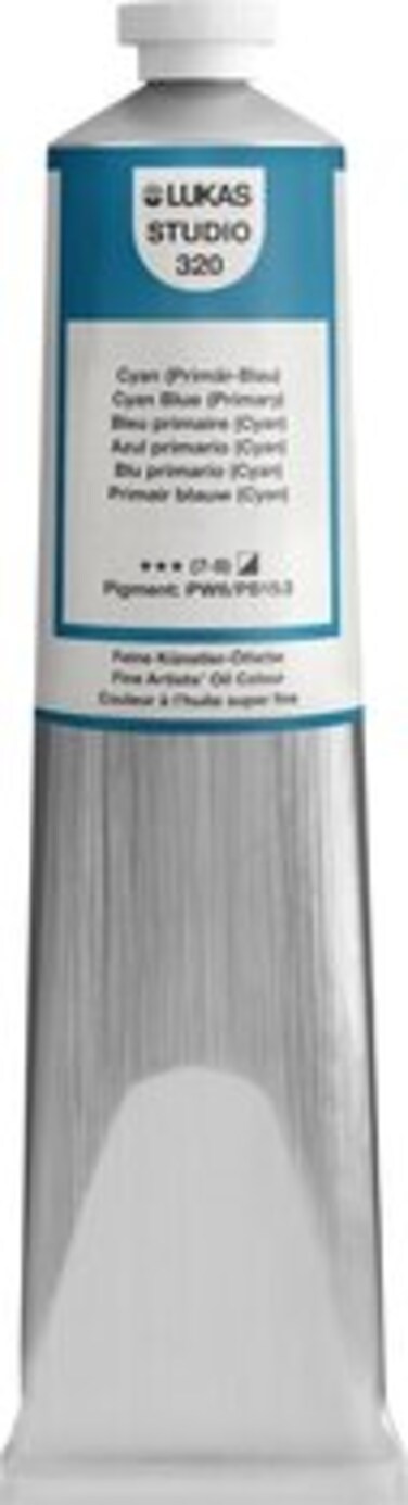 LUKAS STUDIO OIL PAINT 200ML CYAN BLUE (PRIMARY)