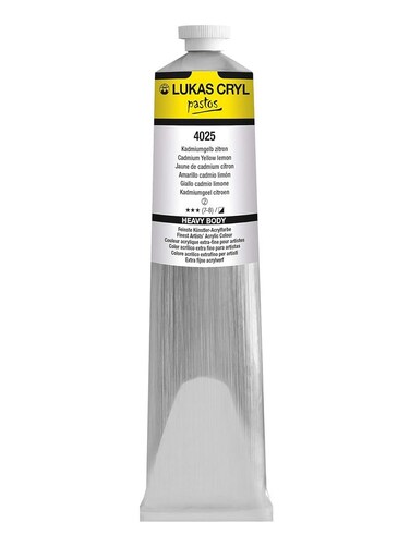 LUKAS CRYL PASTOS 200ML CADMIUM YELLOW LEMON