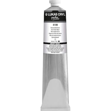 LUKAS CRYL PASTOS 200ML IRON OXIDE BLACK