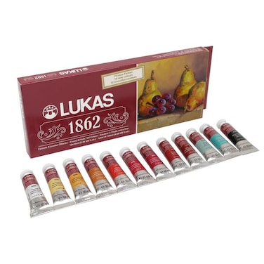 LUKAS 1862 OIL PAINT 12X10ML NEW SHADES SET