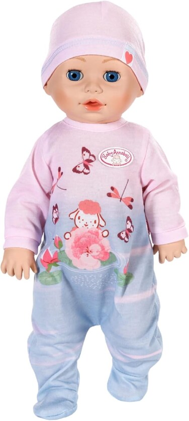 Baby Annabell Lilly Realistic Baby Doll, 17" Interactive Toddler Doll with Walking Feature, Learns To Walk Dolls For Pretend Play &amp; Early Development, Soft Body, Multi-Colored