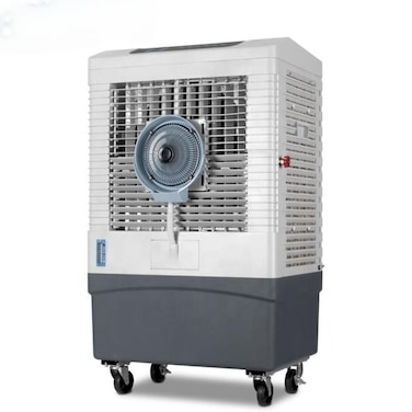 Portable Desert Air Cooler - 50L Water Tank, 200W High Volume Cooling with 3-Speed Control &amp; Wheels

