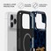Mobcos iPhone 17 Pro Max Blue Leopard Premium Case Compatible with Hybrid Dual-Layer Hard Shell + Silicone Protection - Scratch-Resistant Shockproof Mobile Cover