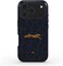 Mobcos iPhone 17 Pro Max Blue Leopard Premium Case Compatible with Hybrid Dual-Layer Hard Shell + Silicone Protection - Scratch-Resistant Shockproof Mobile Cover