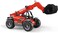 Bruder 02125 MLT 633 Manitou Telescopic Loader Vehicle Toy, Red