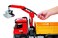 Bruder MB Arocs Construction Truck With Crane &amp; 2 Pallets, Multi Color, 3651