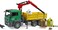 Bruder 03753 Man TGs Truck With Loading Crane, 3 Recycling Containers And Bottles