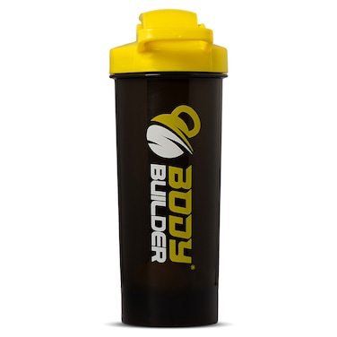 Body Builder Shaker, Black &amp; Yellow, 700 Ml