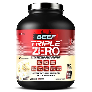 Laperva Beef Triple Zero Hydrolyzed, Vanilla, 4 LB