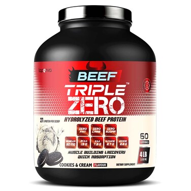Laperva Beef Triple Zero Hydrolyzed, Cookies and Cream, 4 LB