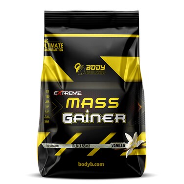 Body Builder Extreme Mass Gainer, Vanilla, 10 LB