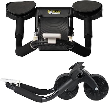 Body Builder Abs Wheel Roller, Premium Core Workout Tool For Abdominals, Obliques, And Lower Back, Non-Slip Wheels, Comfortable Grip, And Easy Assembly, Ideal For Home or Gym Use (1 Piece)