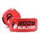 Body Builder Leather Belt With Back Support With Bag, XL, Red
