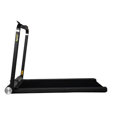 Body Builder 2-in-1 Foldable Walking Pad Treadmill, Black