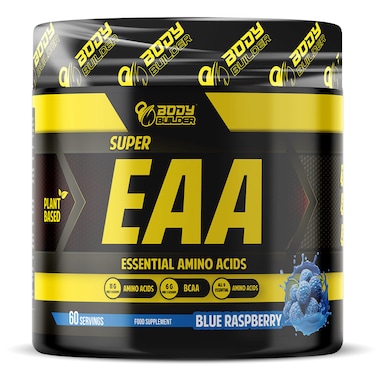 Body Builder Super Eaa, Blue Raspberry, 390 Gm