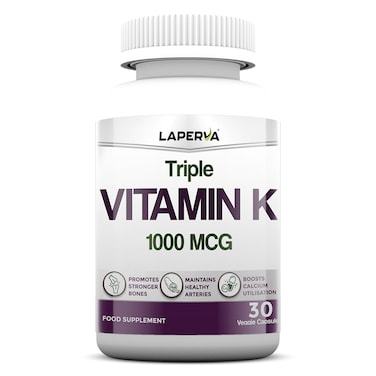 Laperva Triple Vitamin K, 30 Veggie Capsules