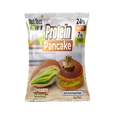Optitect Diet Protein Pancake, 1 Piece, Creamy Pistachio Filling