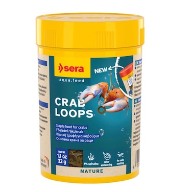 Sera Crab Loops 100ml &ndash; Treats for Crustaceans &amp; Aquarium Fish