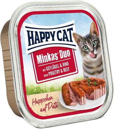 Happy Cat Minkas Duo Poultry and Beef-100G