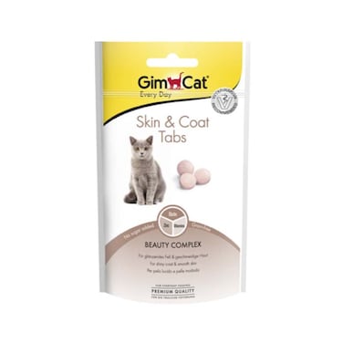 GimCat Skin &amp; Coat Tabs For Cats - 40g