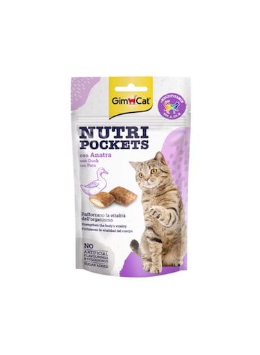 GimCat Nutri Pockets Fish with Duck 60G