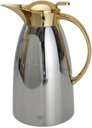 Alfi Gusto Arabic Thermal Carafe, Chrome Polished &amp; Gold
